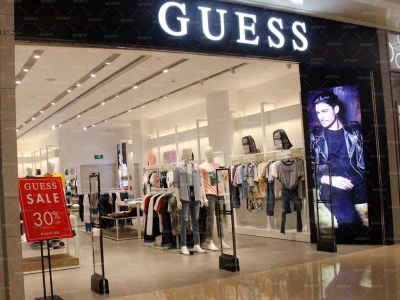 Loja de roupas GUESS instalou dispositivo anti-roubo de beleza cúbica AM6811