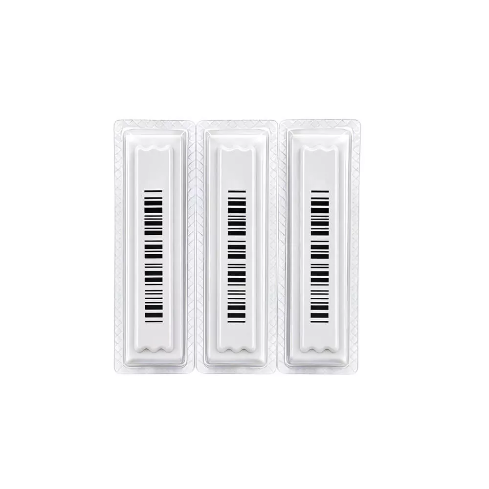LiFangmei Technology AM Soft Label: 45×11mm, uso único, adequado para antirroubo de produtos de limpeza e higiene em supermercados