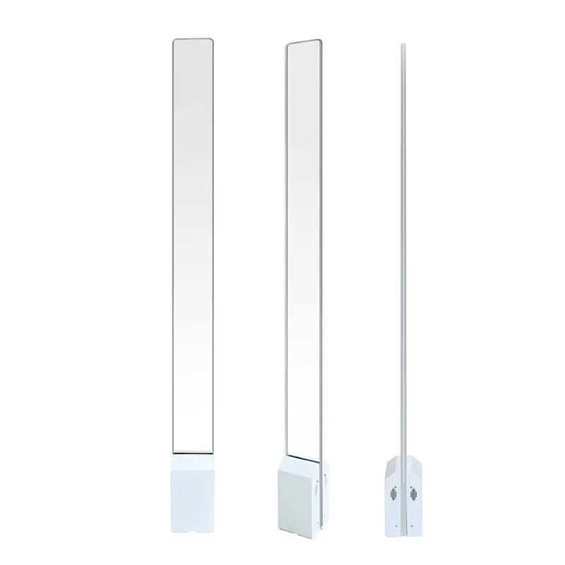 Antena de detecção de metais para triagem de bolsas antifurto